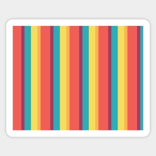 Rainbow Stripes Pattern 008#001 Sticker